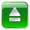 button, Eject ForestGreen icon