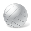 Ball, volleyball, sports Black icon