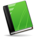 Book, green LimeGreen icon