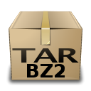 Tar, bzip, mime, Compressed Tan icon