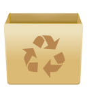 recycle bin, Trash BurlyWood icon