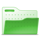 green, Folder, open LimeGreen icon