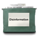 Disinformation DarkSlateGray icon