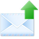 send, Email, Letter AliceBlue icon