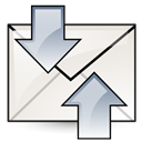 receive, send, mail Linen icon