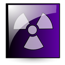 danger, Emblem, Toxic Indigo icon