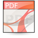 Pdf, adobe, File, document Linen icon