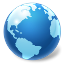 earth, world, globe, Browser SteelBlue icon