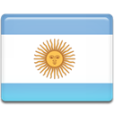 Argentina, flag SkyBlue icon