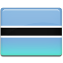 Botswana, flag SkyBlue icon