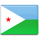 flag, Djibouti LimeGreen icon