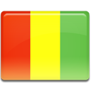 flag, guinea Yellow icon