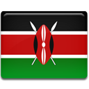kenya, flag Firebrick icon