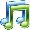 music, itunes DarkGreen icon