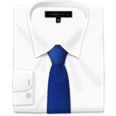 Tie, Blue, Shirt GhostWhite icon