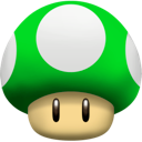Mushroom, Up LimeGreen icon
