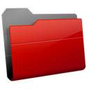 red, Folder DarkRed icon