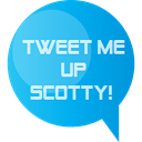twitter, Scotty DeepSkyBlue icon