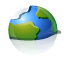 Browser, internet, earth OliveDrab icon