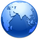 network, earth, Browser, world, planet SteelBlue icon