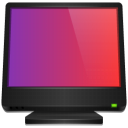 monitor, Computer, screen Purple icon