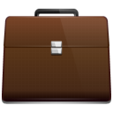 travel, Briefcase, job, work, employment, Bag, career, suitcase, case, Business SaddleBrown icon