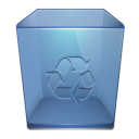 recycle bin, Trash, Garbage SteelBlue icon