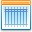 view, Calendar, week PaleTurquoise icon