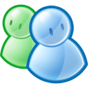 friends, Users, people, Messenger, group, Msn SkyBlue icon
