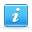button, Info MediumTurquoise icon