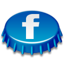 Beer cap, Facebook DarkCyan icon