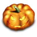 halloween, evil, jack o lantern, pumpkin Black icon