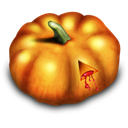 jack o lantern, halloween, Bloody, pumpkin Black icon