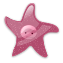star, fish, Animal Black icon