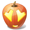 halloween, jack o lantern, Adore, pumpkin Black icon
