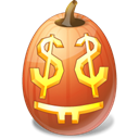 jack o lantern, pumpkin, Easymoney, halloween Black icon