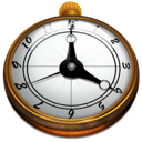 Clock, pocket watch, Antique, watch, time, timepiece Black icon