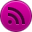 Rss, subscribe, feed MediumVioletRed icon