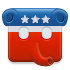 republicans, Election Firebrick icon