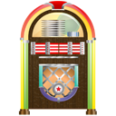 Jukebox, music DarkOliveGreen icon
