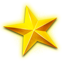 christmas, star Yellow icon