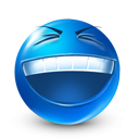 laugh, smiley, rofl, funny, happy, Bizzare MidnightBlue icon