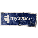 Myspace, grunge Black icon