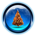 christmas, dooffy, 0005, Tree, ikony MidnightBlue icon