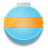 Ball, christmas SkyBlue icon