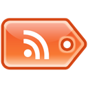 Rss, tag, feed LightSalmon icon