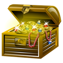 treasure, gold SaddleBrown icon