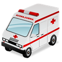 Ambulance, emergency Gainsboro icon