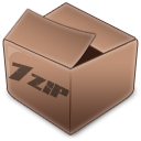 7zip RosyBrown icon