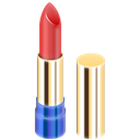 Lipstick, red Black icon